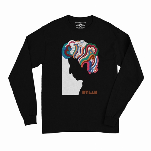 Bob Dylan Milton Glaser Long Sleeve T-Shirt - longsleeveblack