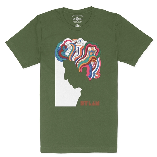 Bob Dylan Milton Glaser T-Shirt - Lightweight Vintage Style - vintageolive