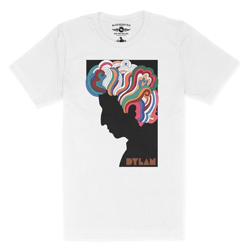 Bob Dylan Milton Glaser T-Shirt - Lightweight Vintage Style - vintagewhite