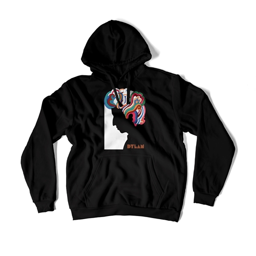 Bob Dylan Milton Glaser Pullover Jacket - hoodieblack