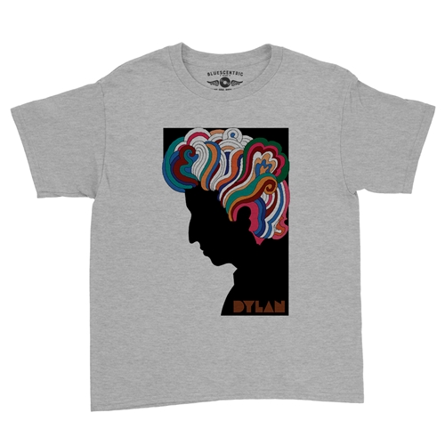 This Bob Dylan Milton Glaser Youth T-Shirt - Lightweight Vintage Children & Toddlers - youthheatherathletic