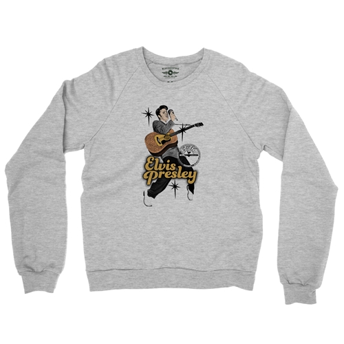 Elvis Presley Olympia 1956 Crewneck Sweater - crewneckathleticheather