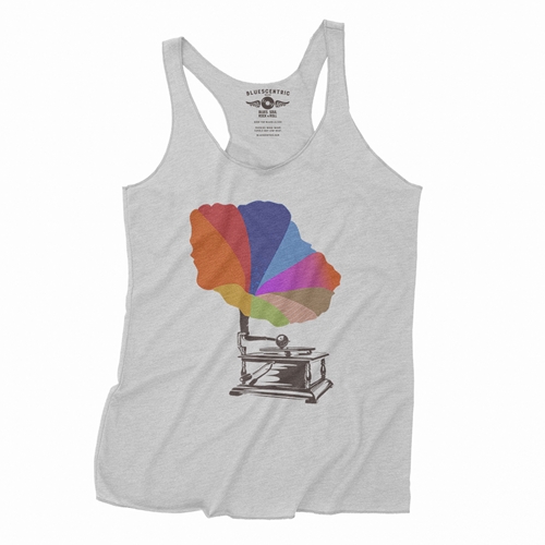 Blooming Gramophone Racerback Tank - Women