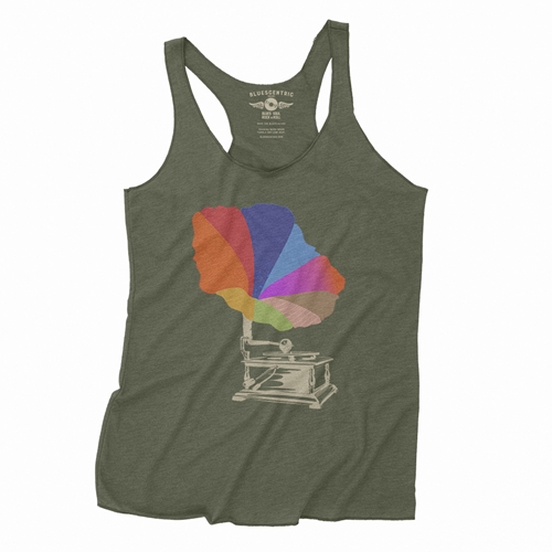 Blooming Gramophone Racerback Tank - Women