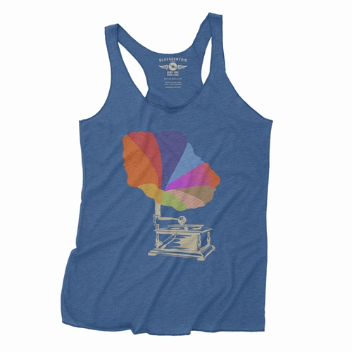Blooming Gramophone Racerback Tank - Women