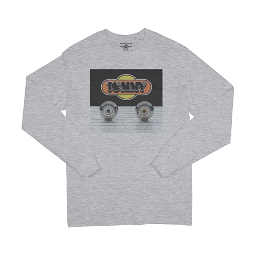 Tommy Pinball Logo Long Sleeve T-Shirt - longsleeveathleticheather