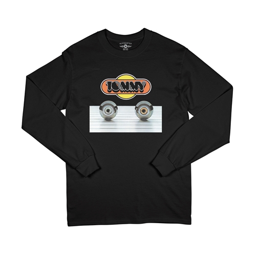 Tommy Pinball Logo Long Sleeve T-Shirt - longsleeveblack