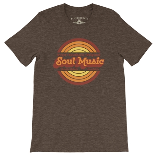 Sweet Soul Music T-Shirt - Lightweight Vintage Style - vintageheatherbrown