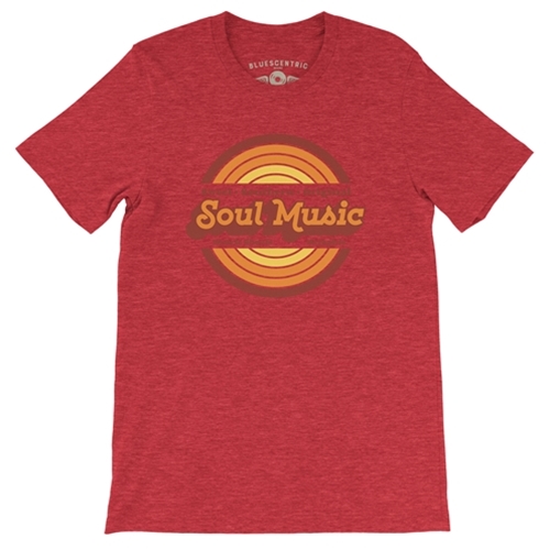 Sweet Soul Music T-Shirt - Lightweight Vintage Style - vintageheatherred
