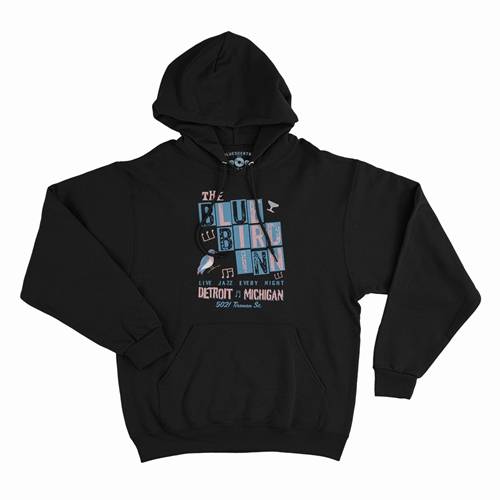 Blue Bird Inn Detroit Pullover Jacket - hoodieblack