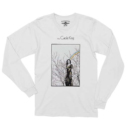 Carole King Writer Long Sleeve T-Shirt - longsleevewhite