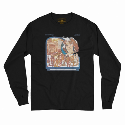 Carole King Fantasy Long Sleeve T-Shirt - longsleeveblack