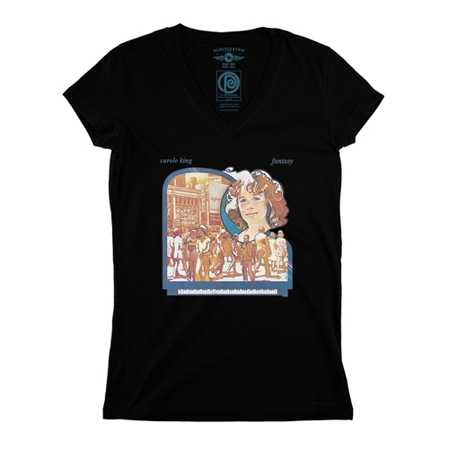 Carole King Fantasy V-Neck T Shirt - Women