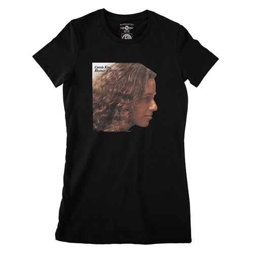 Carole King Rhymes & Reasons Ladies T Shirt - Relaxed Fit - ladiesblack