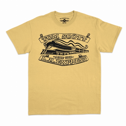 Tom Scott L.A. Express Buckle Logo T-Shirt - Classic Heavy Cotton - classicyellow