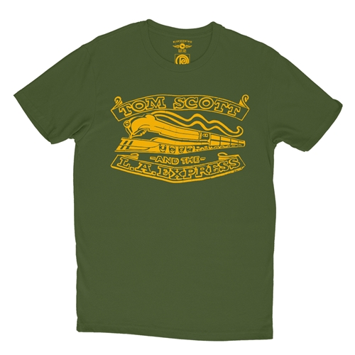 Tom Scott L.A. Express Buckle Logo T-Shirt - Lightweight Vintage Style - vintageolive