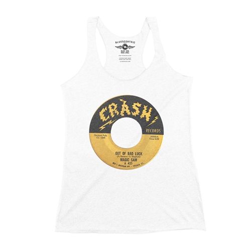 Crash Records Out Of Bad Luck Racerback Tank - Women