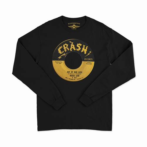 Crash Records Out Of Bad Luck Long Sleeve T Shirt Crash Records Out Of Bad Luck Long Sleeve T Shirt
