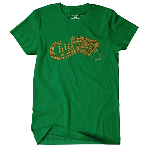 Chief Records T-Shirt - Classic Heavy Cotton - classickellygreen