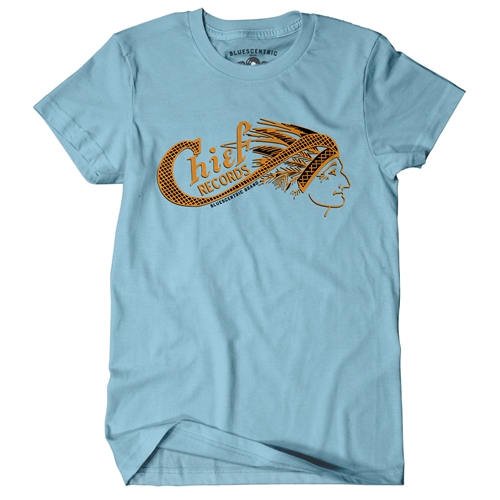 Chief Records T-Shirt - Classic Heavy Cotton - classiclightblue