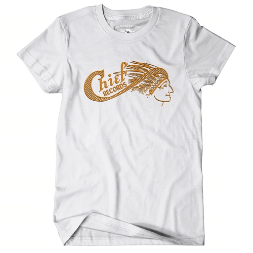 Chief Records T-Shirt - Classic Heavy Cotton - white