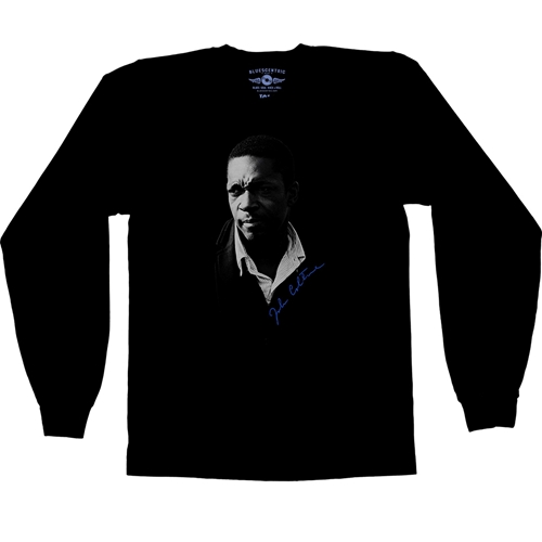 John Coltrane Signature Long Sleeve T-Shirt - longsleeveblack