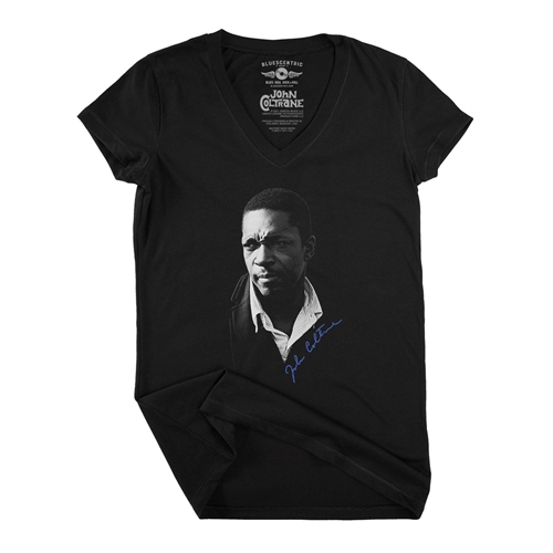 John Coltrane Signature V-Neck T Shirt - Women