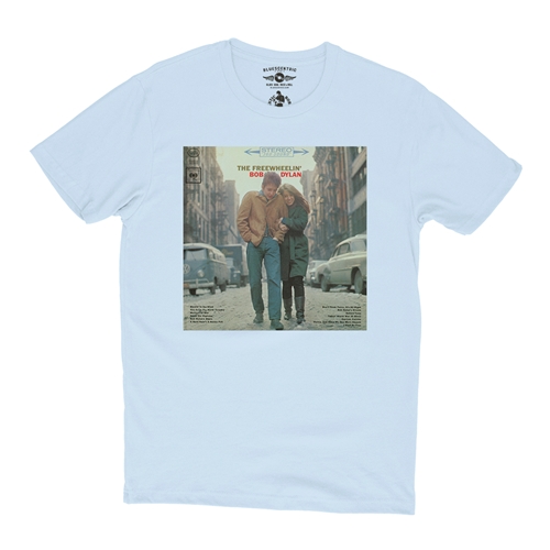 The Freewheelin' Bob Dylan T Shirt   Lightweight Vintage Style