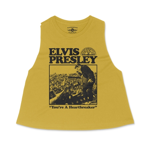 Elvis Presley Tupelo Racerback Crop Top - Women
