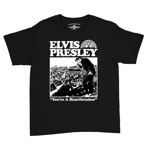 Elvis Presley Tupelo Youth T-Shirt - Lightweight Vintage Children & Toddlers - youthblack