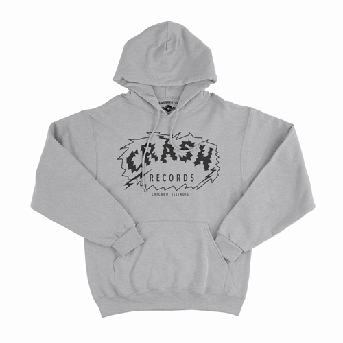 Crash Records Logo Pullover Jacket - hoodiehaulash