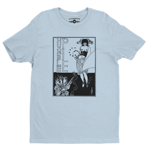 Humble Pie Beardsley Album T-Shirt - Lightweight Vintage Style - vintagethrowbackblue