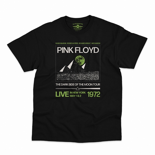 Pink Floyd 1972 Tour T-Shirt - Classic Heavy Cotton - classicblack