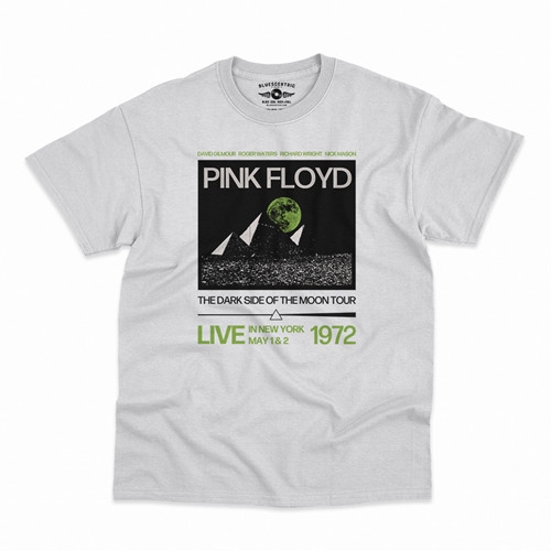 Pink Floyd 1972 Tour T-Shirt - Classic Heavy Cotton - classicwhite