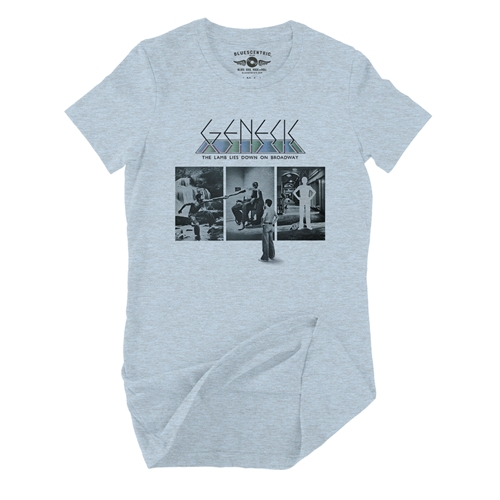 Genesis Lamb Lies Down On Broadway Ladies T Shirt - Relaxed Fit - ladiesheatherprismblue