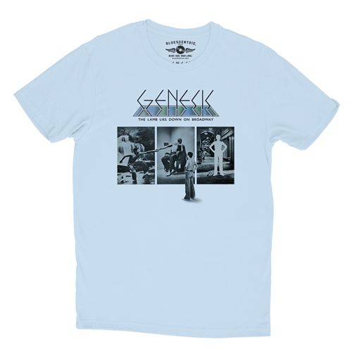 Genesis Lamb Lies Down On Broadway T-Shirt - Lightweight Vintage Style - vintagethrowbackblue