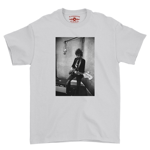 Bob Dylan Bass Guitar T-Shirt - Classic Heavy Cotton - classicwhite