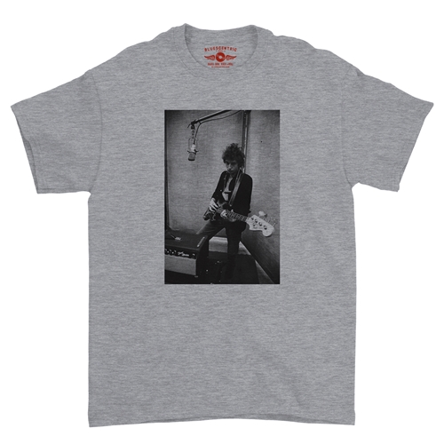 Bob Dylan Bass Guitar T-Shirt - Classic Heavy Cotton - heatherathletic