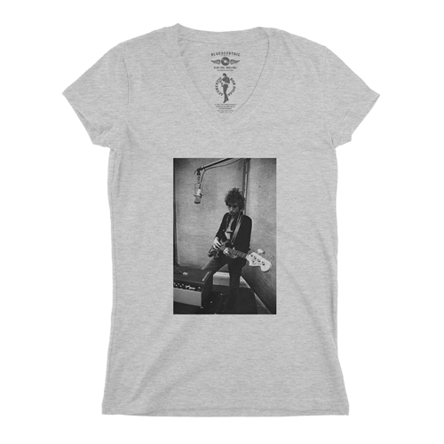 Bob Dylan Bass V-Neck T Shirt - Women