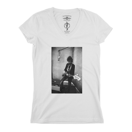Bob Dylan Bass V-Neck T Shirt - Women
