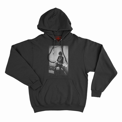 Bob Dylan Bass Guitar Pullover Jacket - hoodieblack