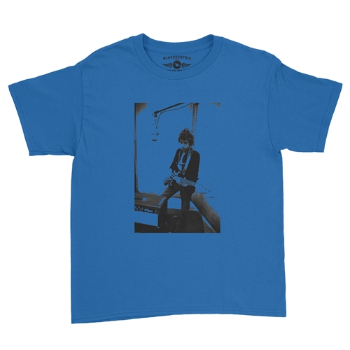 Bob Dylan Bass Guitar Youth T-Shirt - Lightweight Vintage Children & Toddlers - youthroyalblue