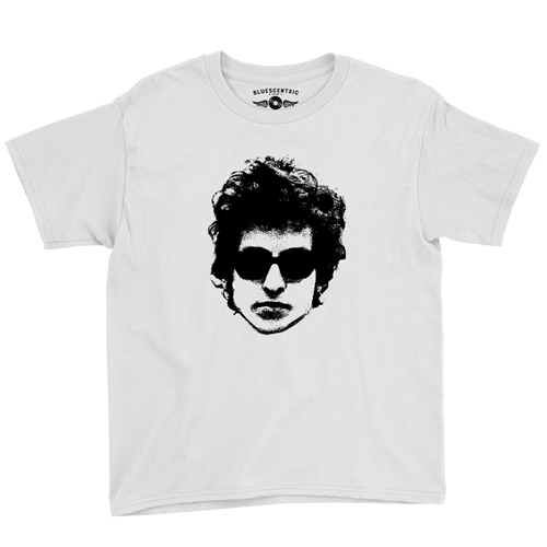 Bob Dylan Headshot Youth T-Shirt - Lightweight Vintage Children & Toddlers - youthwhite
