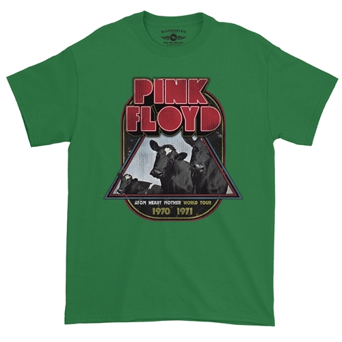 Pink Floyd Vintage Concert Tour T-Shirt - Classic Heavy Cotton - classickellygreen