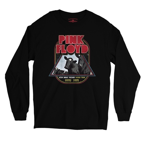 Pink Floyd Vintage Concert Tour Long Sleeve T-Shirt - longsleeveblack