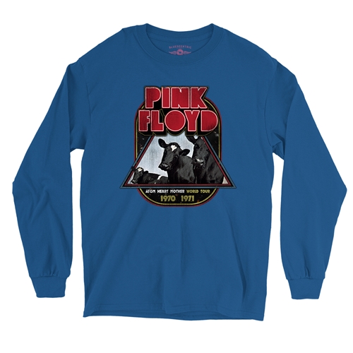 Pink Floyd Vintage Concert Tour Long Sleeve T-Shirt - longsleeveblue