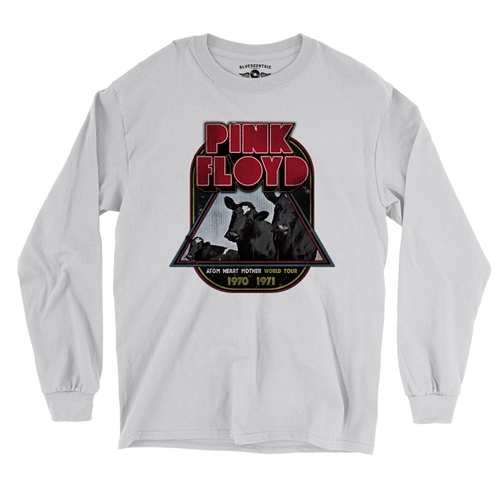 Pink Floyd Vintage Concert Tour Long Sleeve T-Shirt - longsleevewhite