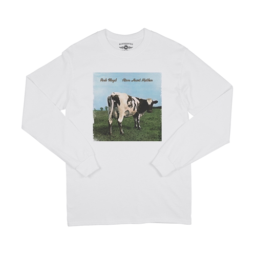 Pink Floyd Atom Heart Mother Album Cover Long Sleeve T-Shirt - longsleevewhite