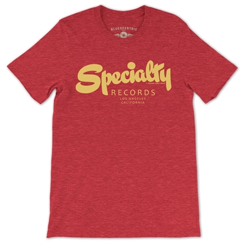CLOSEOUT Specialty Records T-Shirt - Lightweight Vintage Style - vintageheatherred