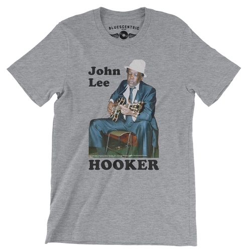 John Lee Hooker T-Shirt - Lightweight Vintage Style - heatherathletic